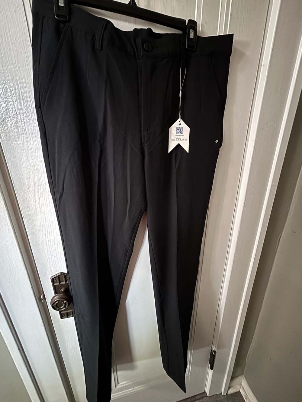 1764 Signature Wilkes Performance Golf Pants Black Size 34x34